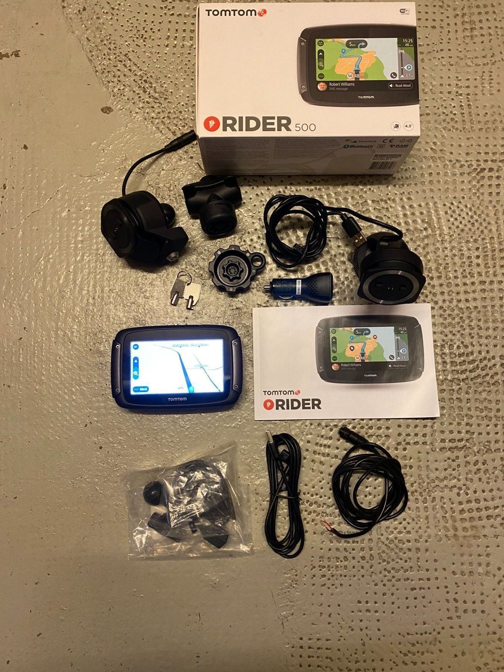 Motorrad Navi TomTom Rider 500 Mega Pack | Kaufen auf Ricardo