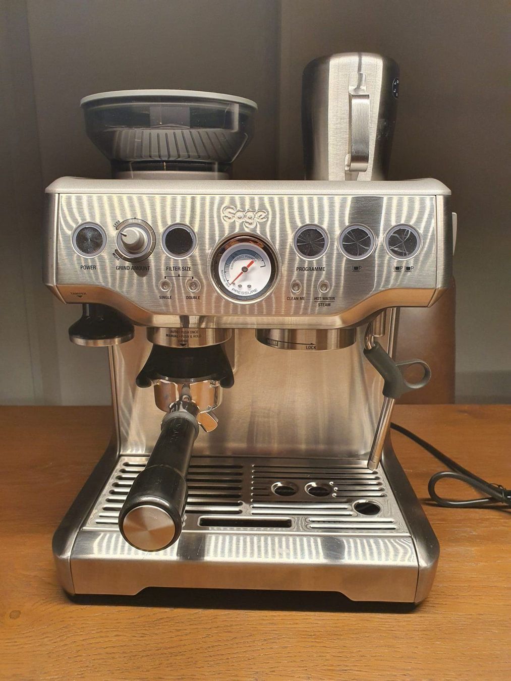 sage barista express richtig einstellen Sage the barista pro™ reinigungsprogramm