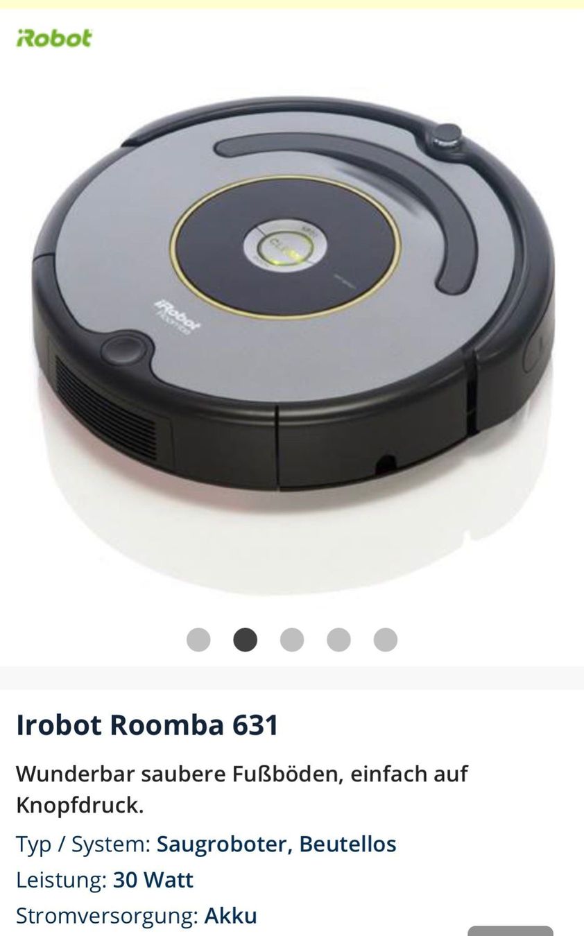 Roomba 631 аккумулятор