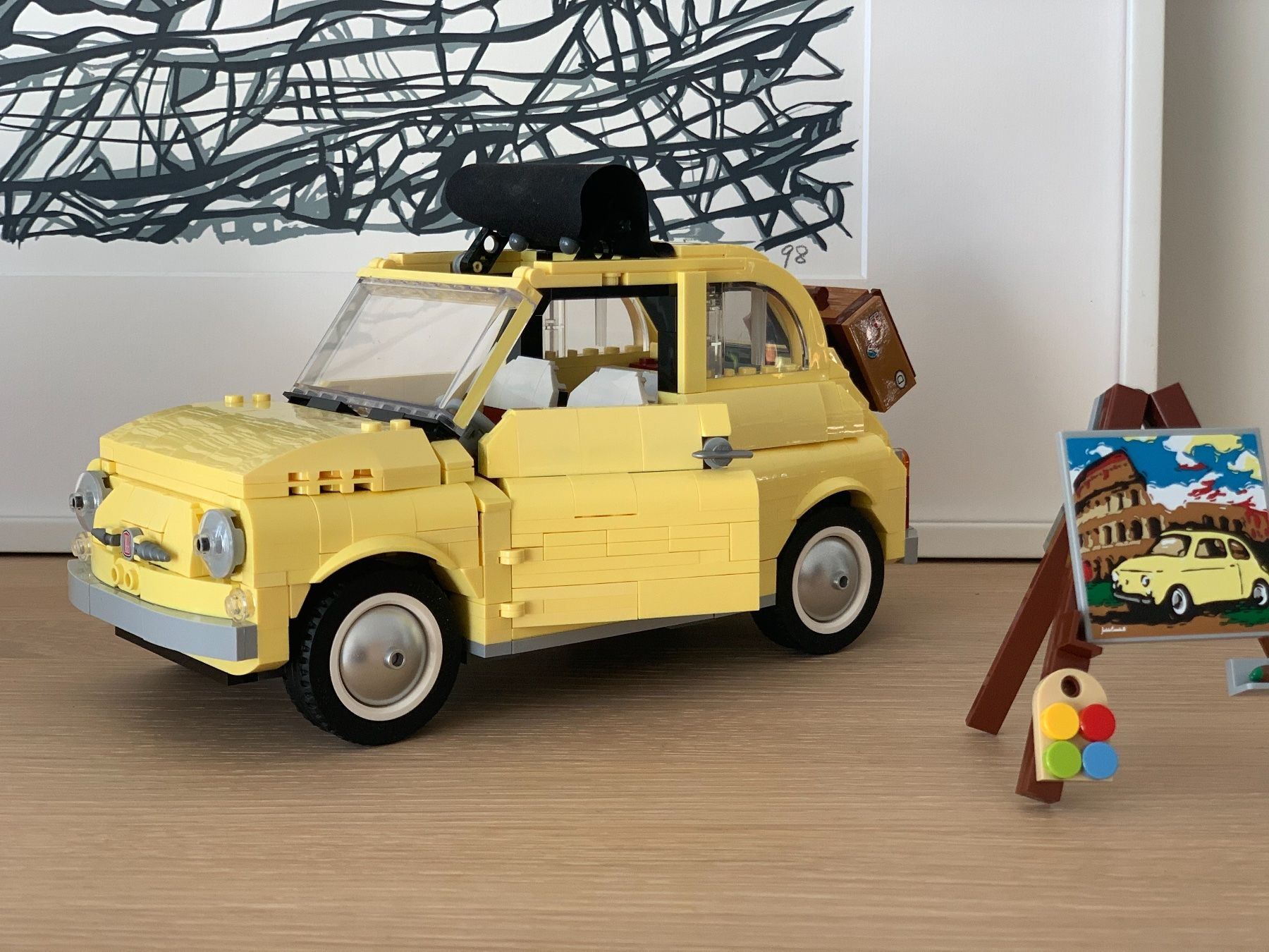 Lego creator fiat 500