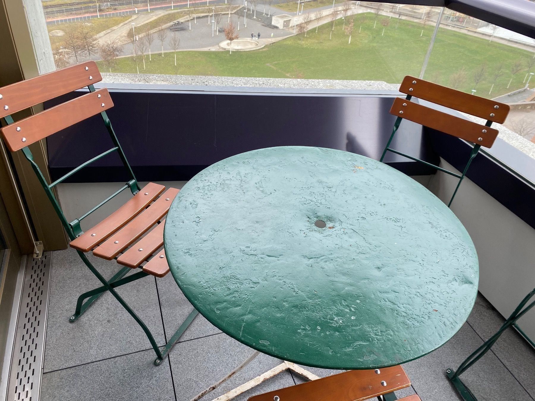 Gartentisch metall + 4 Klappstühle | Kaufen auf Ricardo