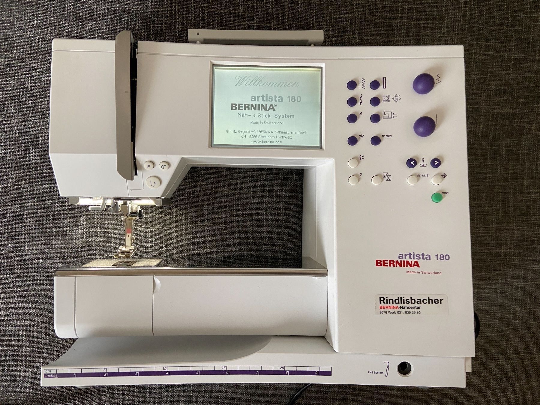 BERNINA ARTISTA 180 NÄHMASCHINE Kaufen auf Ricardo