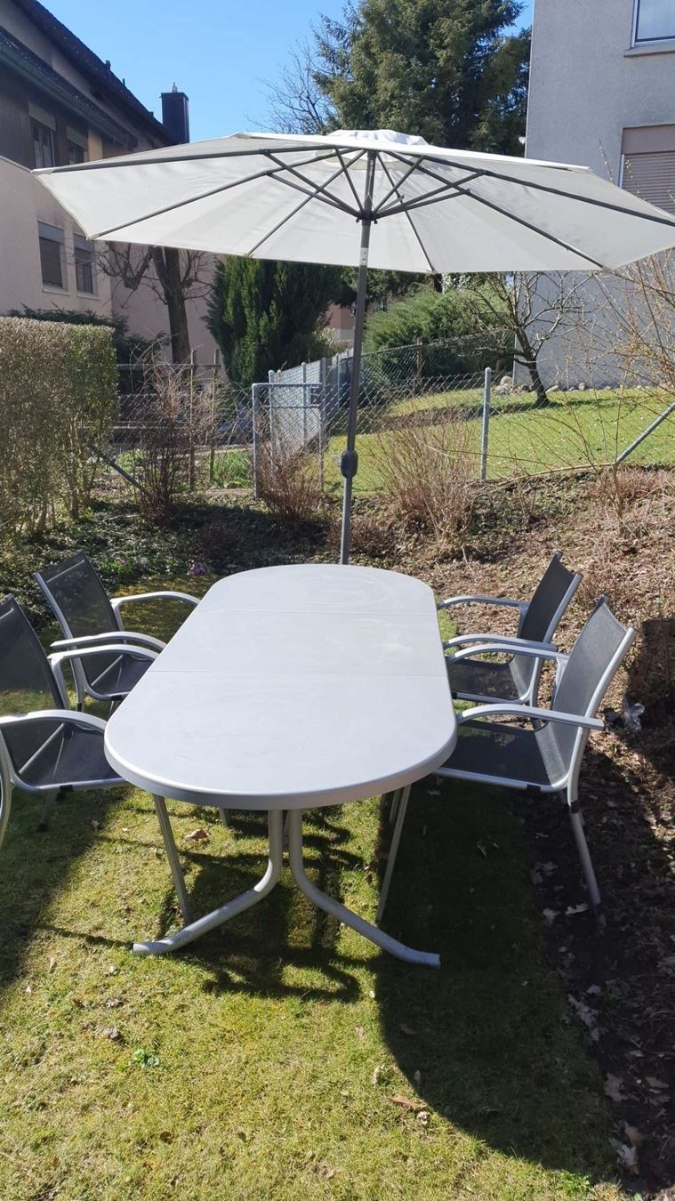 Garten Möbel Set inkl. Sonnenschirmen | Kaufen auf Ricardo