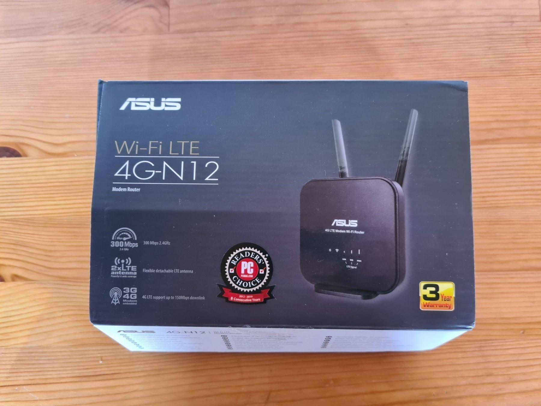 Настройка asus 4g n12