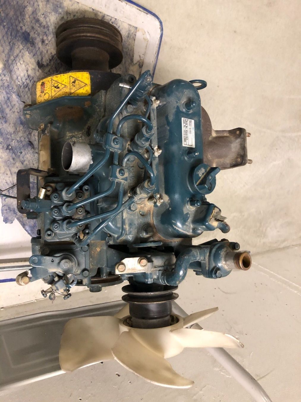 Двигатель kubota d722