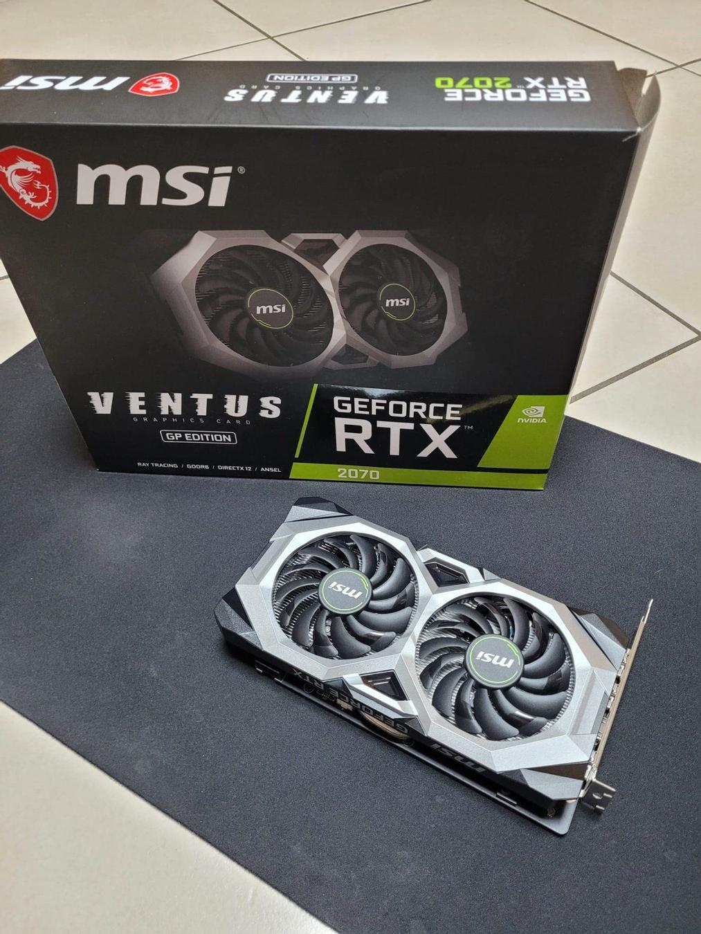 MSI GeForce RTX 2070 VENTUS 8G グラフィックスボード VD6826