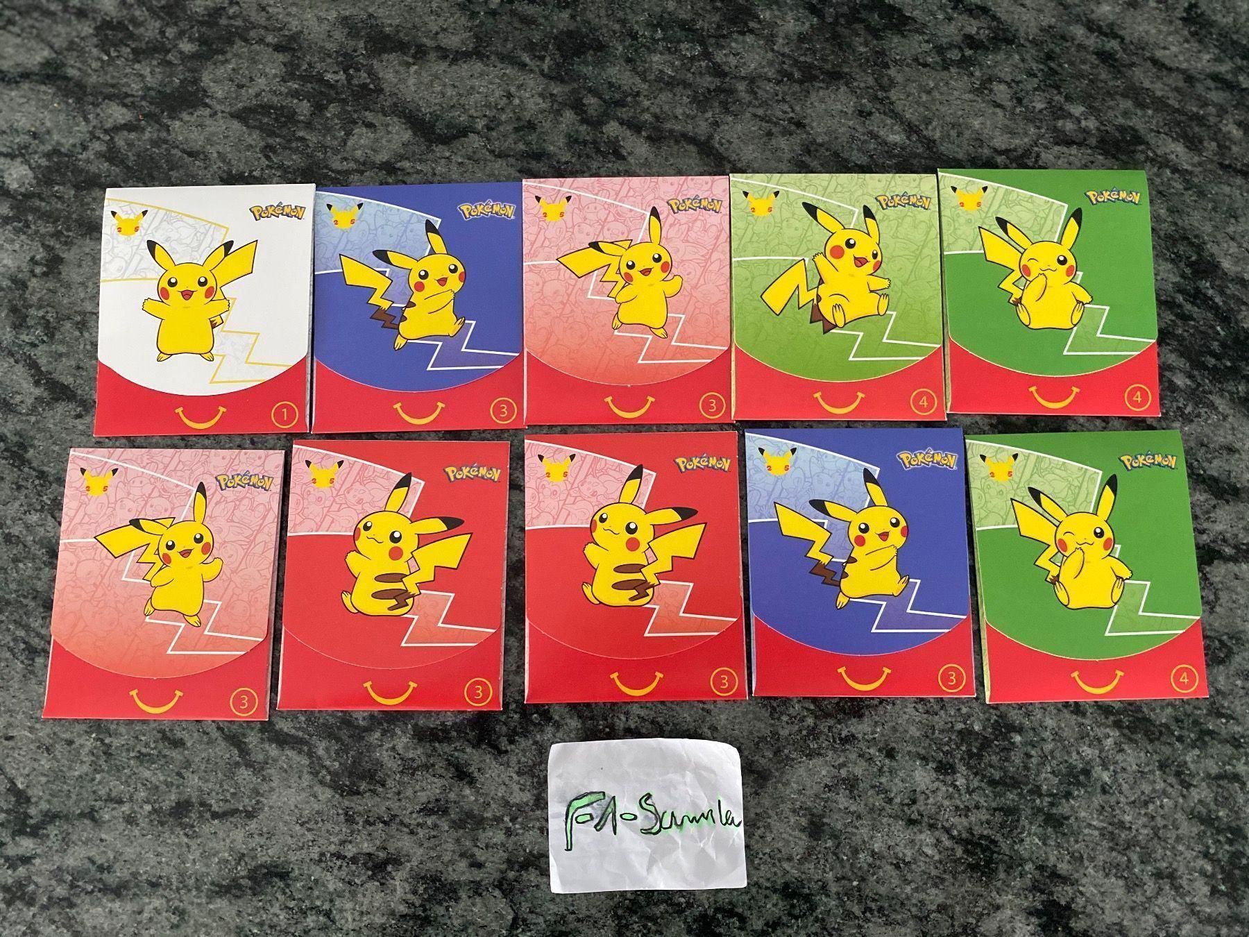 10x Pokémon MCDONALDS BOOSTER PACKS 2021 | Kaufen auf Ricardo