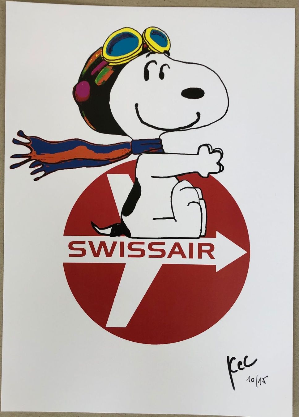 KeC: Snoopy Swissair is calling 10/15