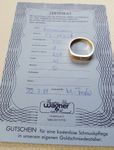 Gold 750 Massiv Ring Mit Brillant