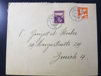 1932 Brief mit 184 + 186