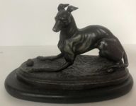 30er Jh Hund Skulptur