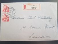 1945 Einschreibebrief Echallens-Lausanne