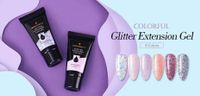 Glitter Extension Gel Set - Nail Art
