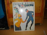 Altes Poster Winter in Davos