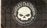 Harley Davidson Totenkopf Fahne 150 x 90