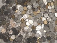 1 kg Münzen aus Indien
