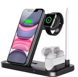 4-in1 Qi Wireless Charger u.a. iPhone