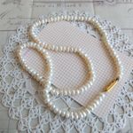 Perlenkette - Collier en perles Vintage