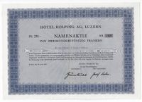 Hotel Kolping AG, Luzern