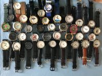 LOT Gedenk & Werbe Armbanduhren 40 Stück