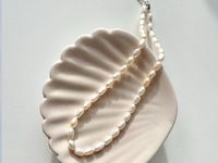 Klassische reisform echte Perlenkette