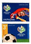 Briefmarken "Fussball". Ukraine