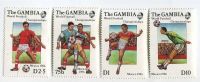 Briefmarken "Fussball". Gambia.