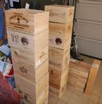 21x 6er Weinkisten Holz
