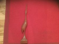 Teak Holz Vintage Kranich 50 cm