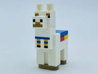 Minecraft Alpaca / Llama, White - Brick Built (minellama02)