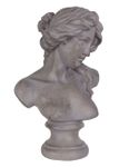 Venus Figur Antike Gartenskulptur Büste Frauenbüste Weiss Göttin Balkonfigur 
