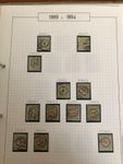 Portomarken 1889 - 1894 12 Briefmarken