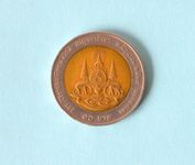 10 Baht 2539/1996, Rama 9, Goldenes Jubiläum