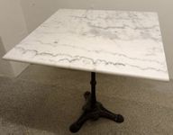 Table Bistrot / Jardin - fonte / marbre