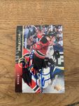 NHL Tradingcard persönlich signiert / John MacLean / Devils