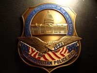 Plaquette identification police US  (Capitole)