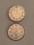 Münzen Belgien 5 Frank 1930/31