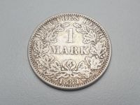 🇩🇪 1 Mark 1881 A.  Silver 5.5g .900