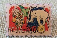 A757 - Pin Helvetia Briefmarke Zirkus