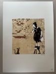 Banksy « Rat and Girl » XL VERSION 43/150