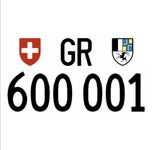Kontrollschild GR 600001
