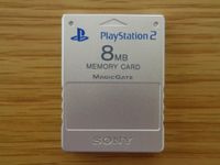 PS 2 Memory Card, Silber, 8MB