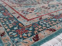 Toller Persischer Seidenteppich, handgeknüpft, Iran