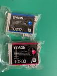 2 EPSON ( TO803  TO802 )tintenpatrone