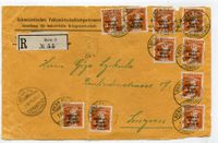 R-Briefvorderseite Bern IKW 2.12.1918