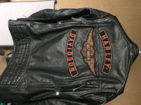 Harley Davidson Lederjacke mit Lufteinlässe