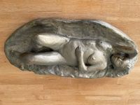 Original Skulptur/Relief "die Schlafende" 1969