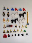 LEGO 3 Piraten, 1.5 Ritter, 4 Pferde, Köpfe und Classic