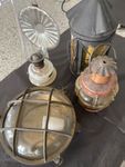 4 Stück antike Lampen