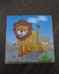 Puzzle Spielzeug Holzpuzzle Tiere Kind